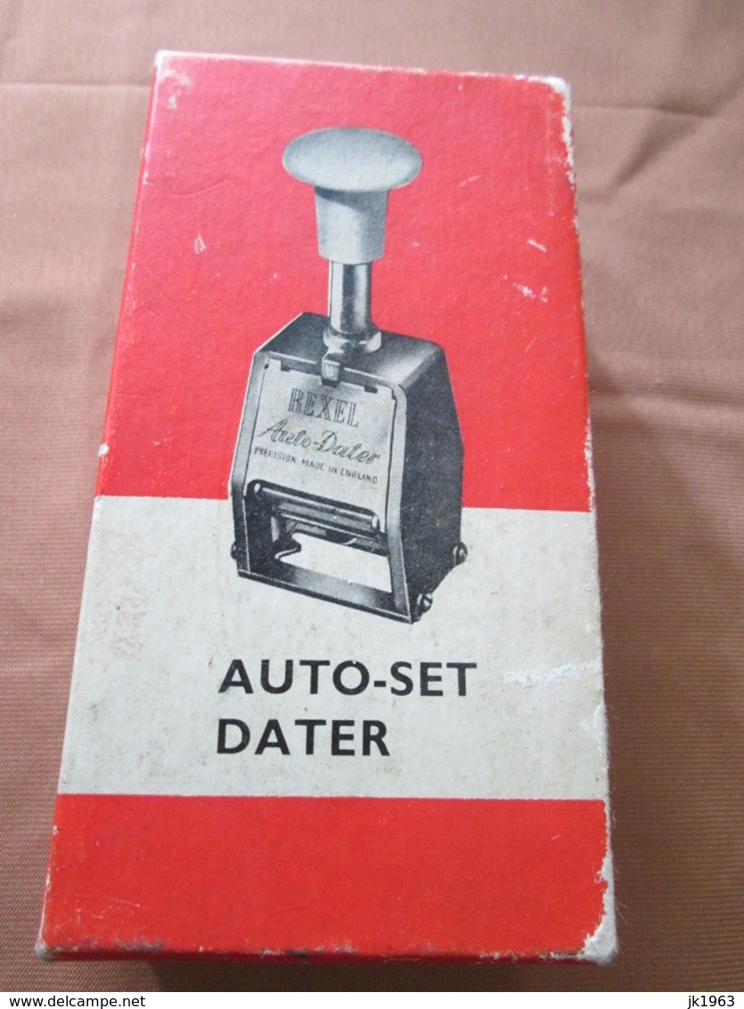 REXEL  VINTAGE AUTO - SET  DATER - Seals