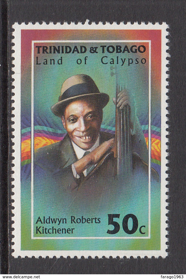 1994 Trinidad & Tobago Music Calypso Kitchener  Complete Set Of 1 MNH - Trindad & Tobago (1962-...)