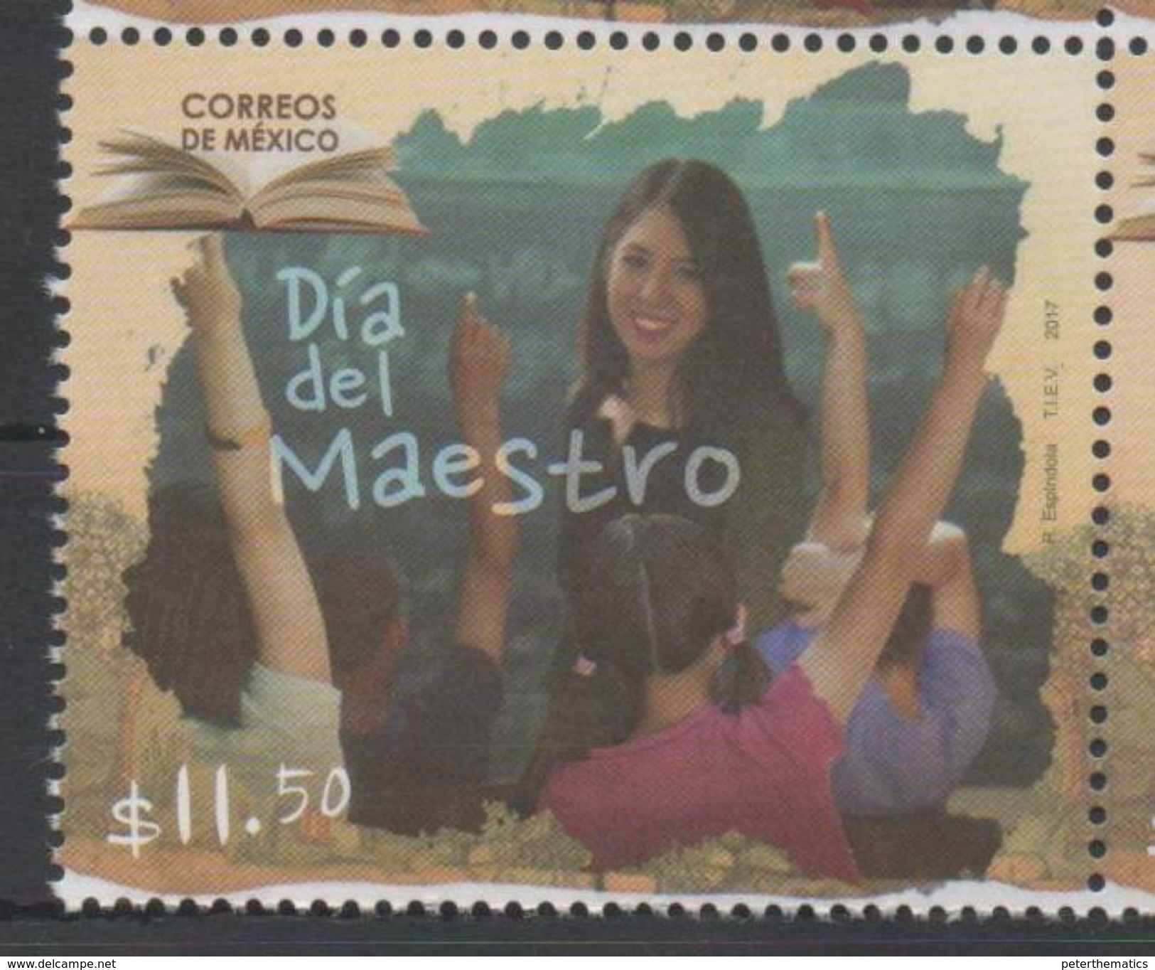 MEXICO, 2017, MNH, TEACHER'S DAY, JOBS, EDUCATION,1v - Autres & Non Classés