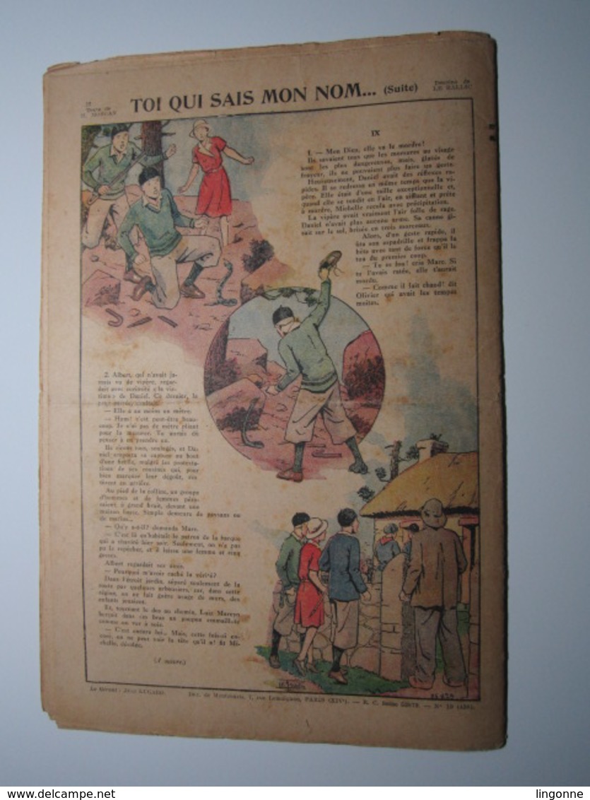 13 Mai 1934 PIERROT JOURNAL DES GARÇONS 25Cts - Pierrot