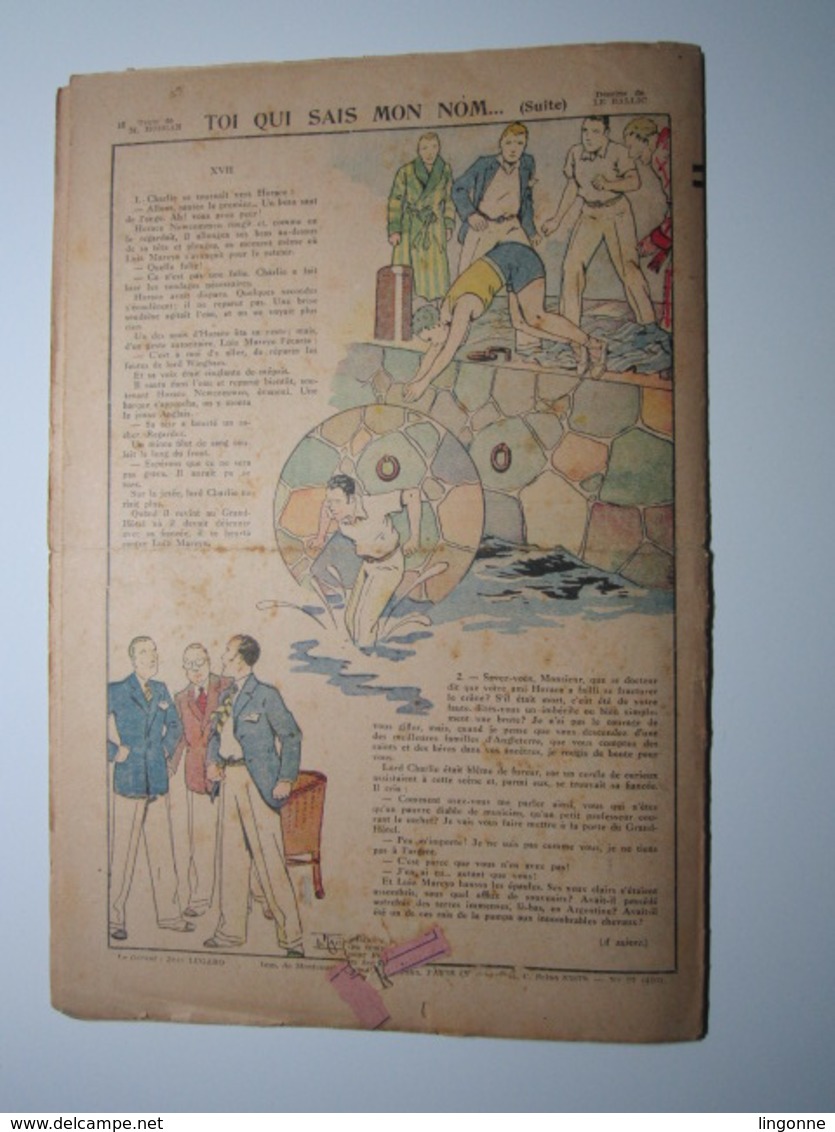 08 Juillet 1934 PIERROT JOURNAL DES GARÇONS 25Cts - Pierrot