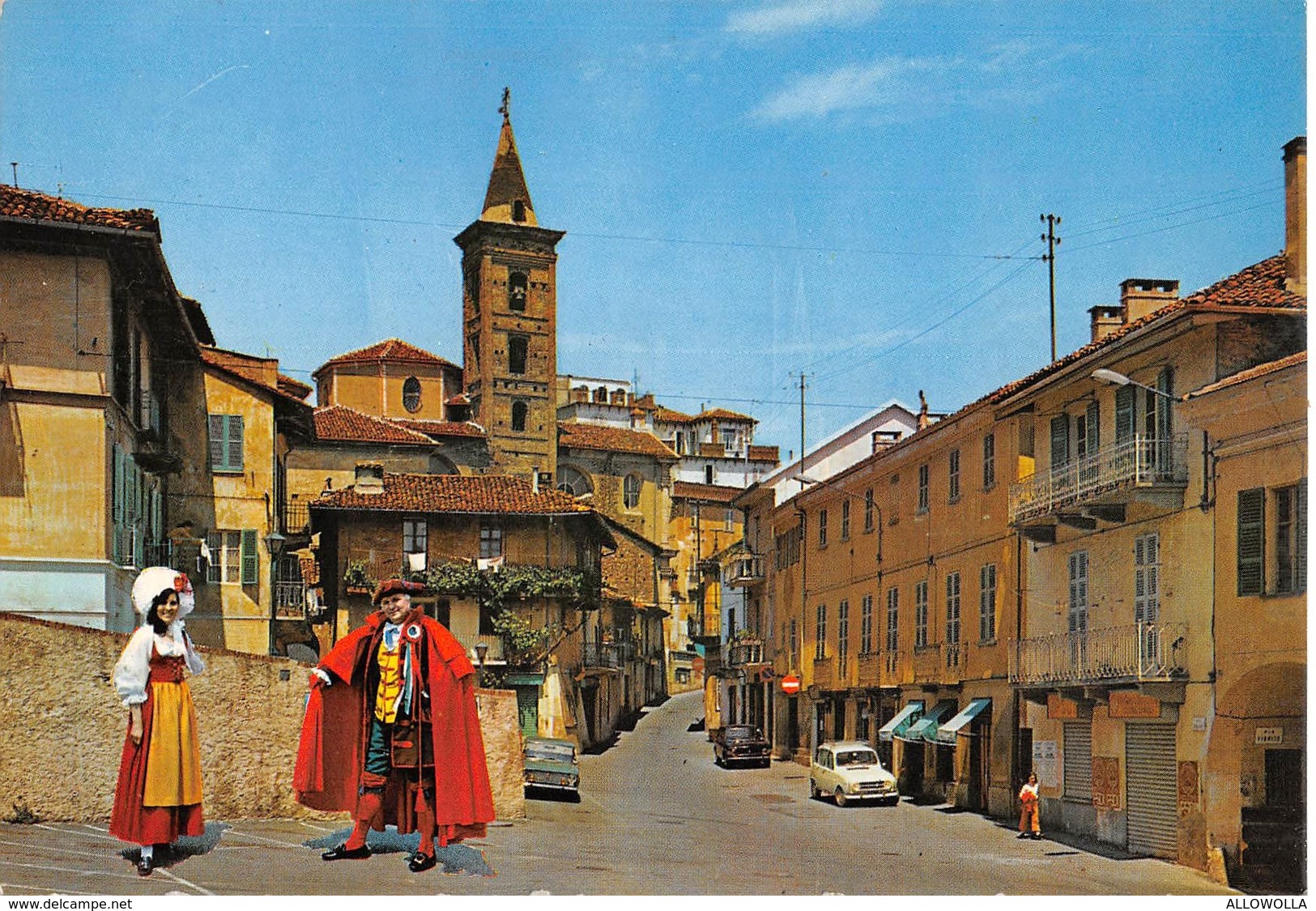 3446 "RIVOLI TORINESE-SCORCIO PANORAMICOCOSTUME DI GIANDUIA E GIACOMETTA" CARTOLINA POSTALE ORIGINALE NON SPEDITA - Rivoli