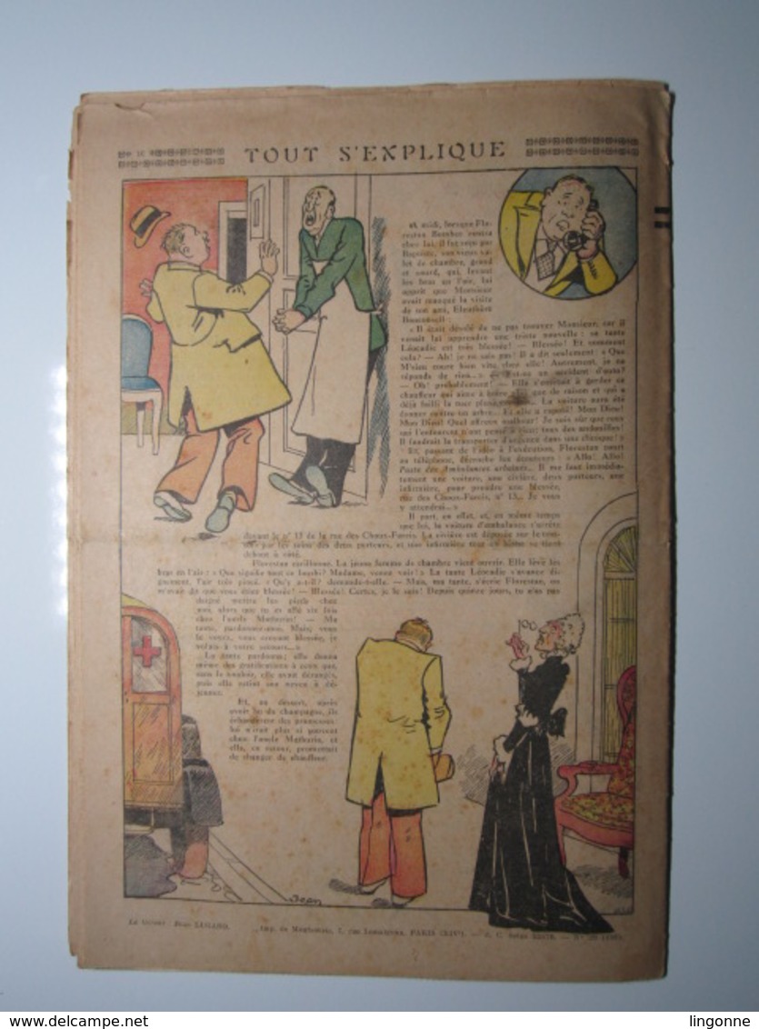 22 Juillet 1934 PIERROT JOURNAL DES GARÇONS 25Cts - Pierrot