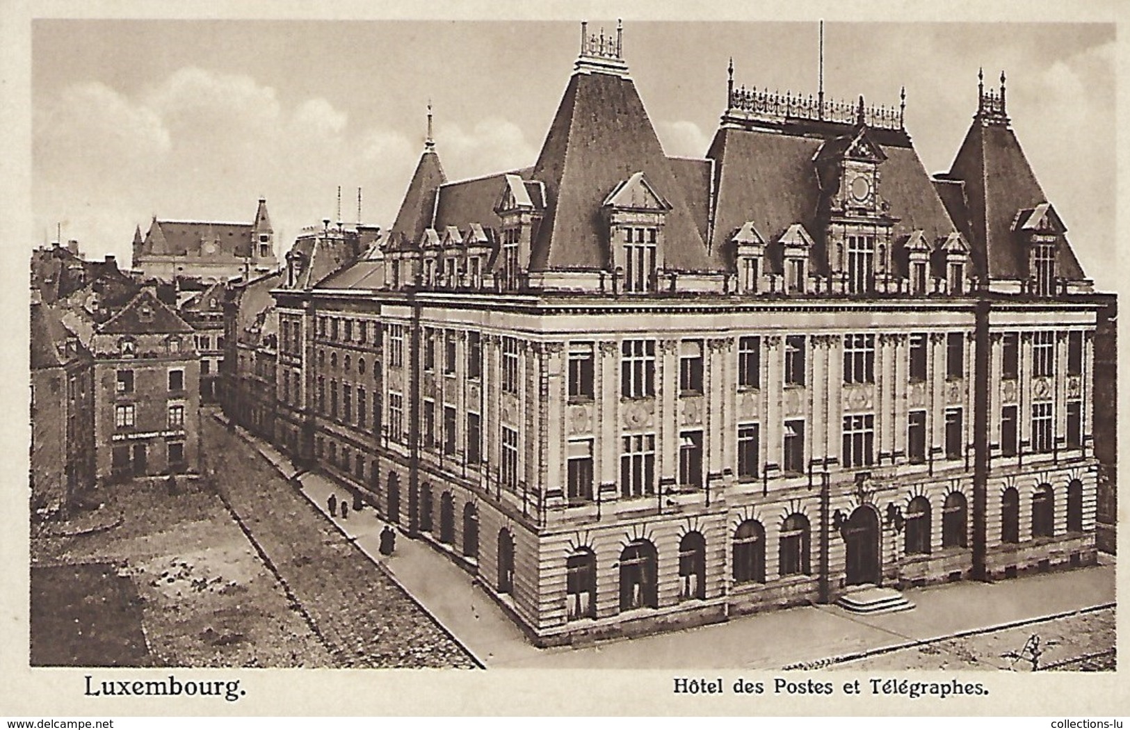 Luxembourg  -  Hôtel Des Postes Et Télégraphes  Th.Wirol,Luxembg-Gare - Autres & Non Classés