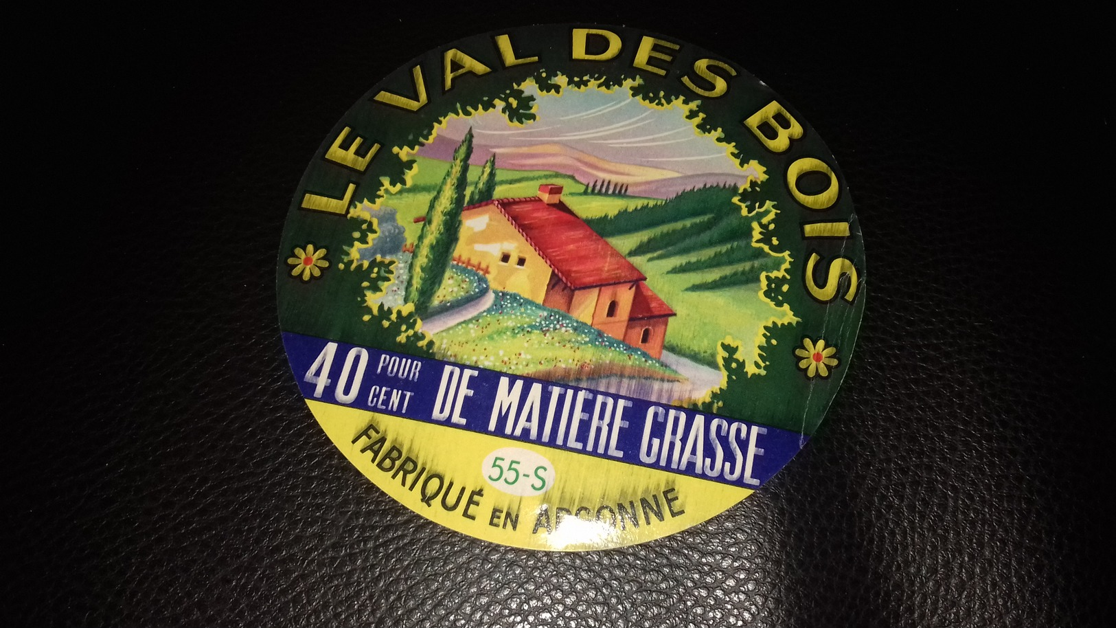Etiquette De Fromage Le Val Des Bois - Fromage