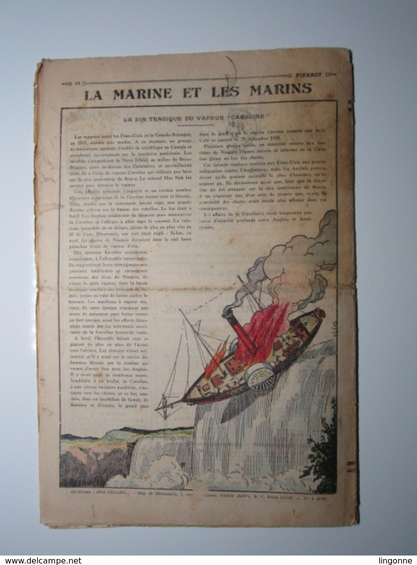 27 Janvier 1935 PIERROT JOURNAL DES GARÇONS 25Cts - Pierrot