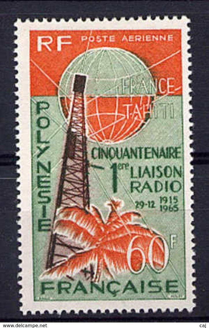 Polynésie  -  1966  -  Avion  :  Yv  16  ** - Unused Stamps