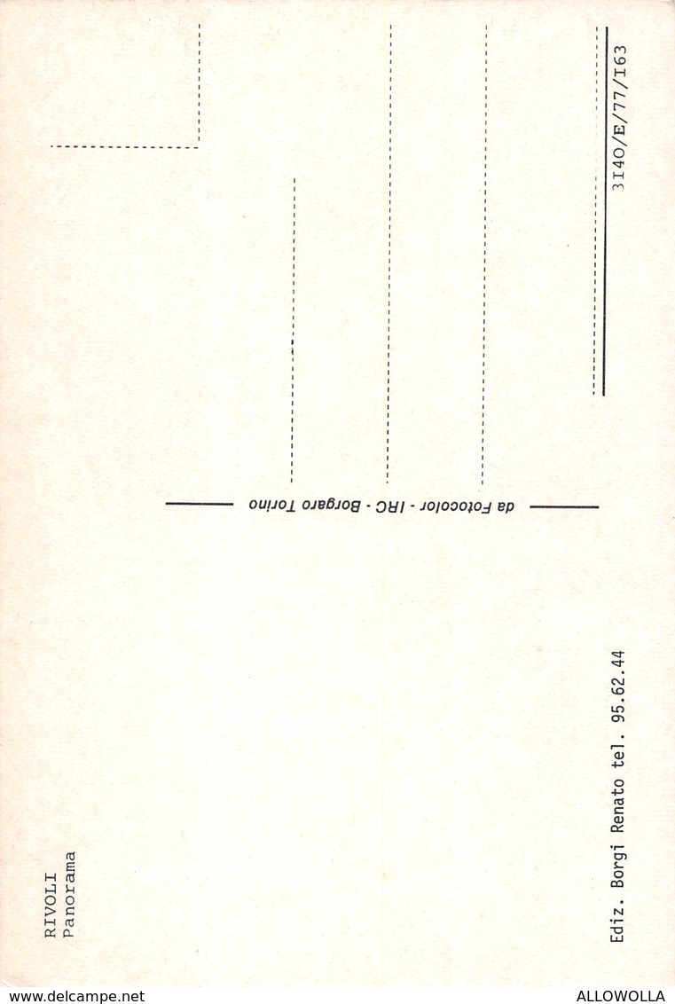 3476 " RIVOLI-PANORAMA "-CART. POST. ORIG. NON SPED. - Rivoli