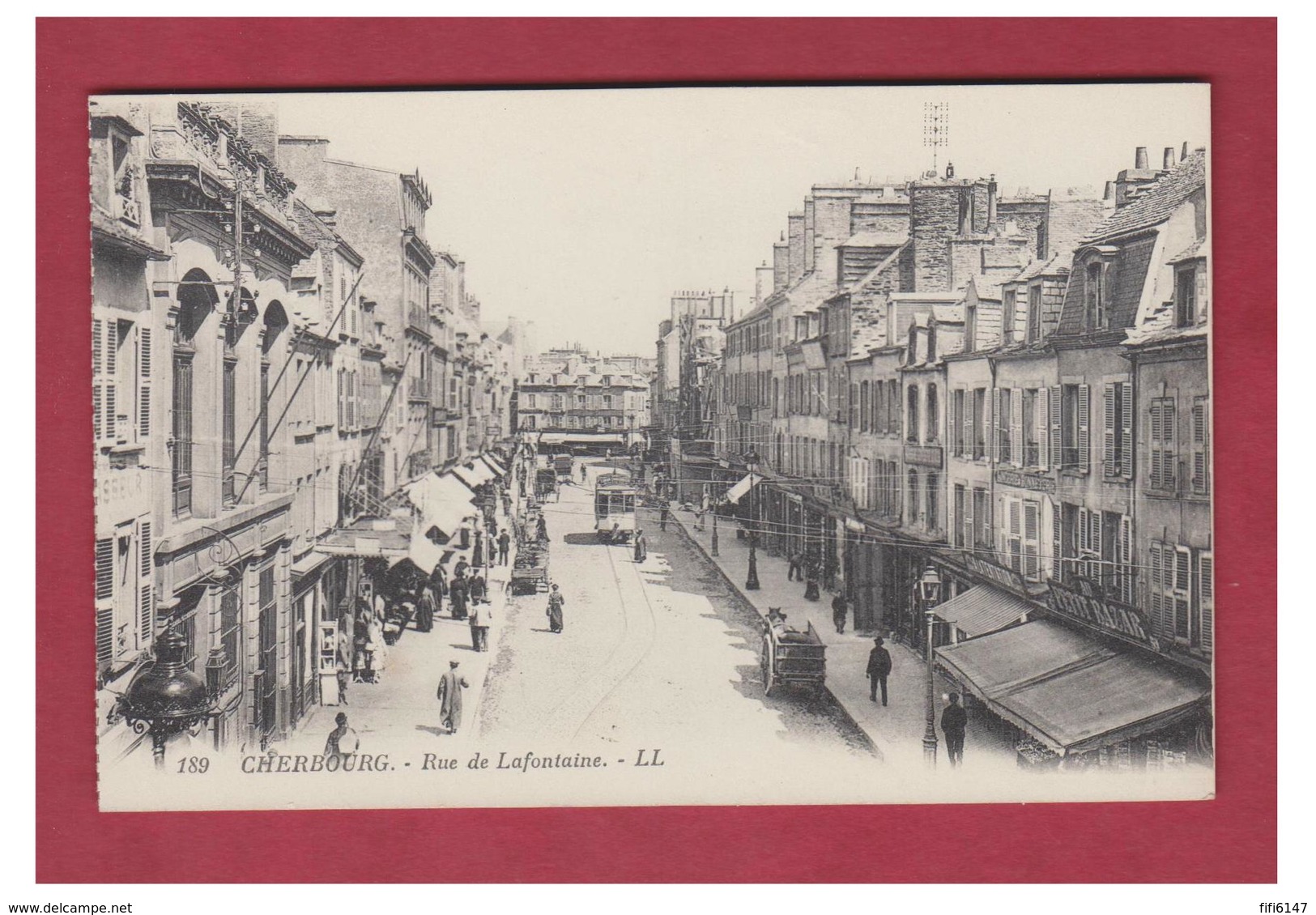 FRANCE -- MANCHE -- CHERBOURG -- RUE LAFONTAINE -- CP NC-- - Cherbourg