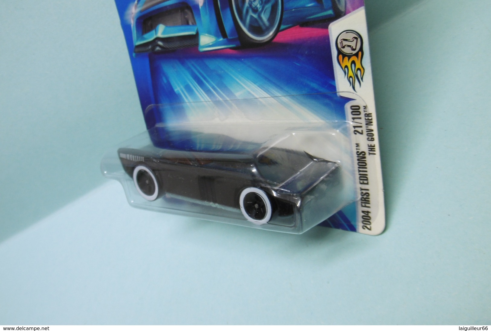 Hot Wheels - THE GOV'NER - 2004 First Editions - Collector N° 21 HOTWHEELS US Long Card 1/64 - HotWheels