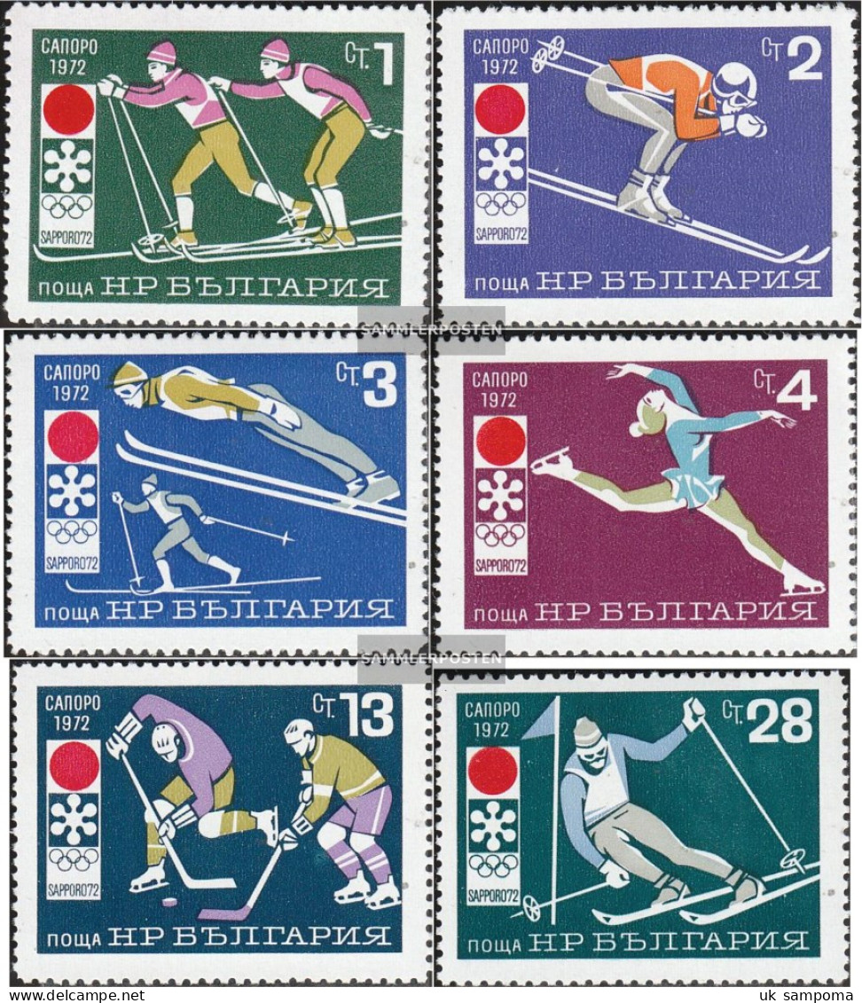 Bulgaria 2114-2119 (complete Issue) Unmounted Mint / Never Hinged 1971 Olympic. Winter Games, Sapporo - Unused Stamps