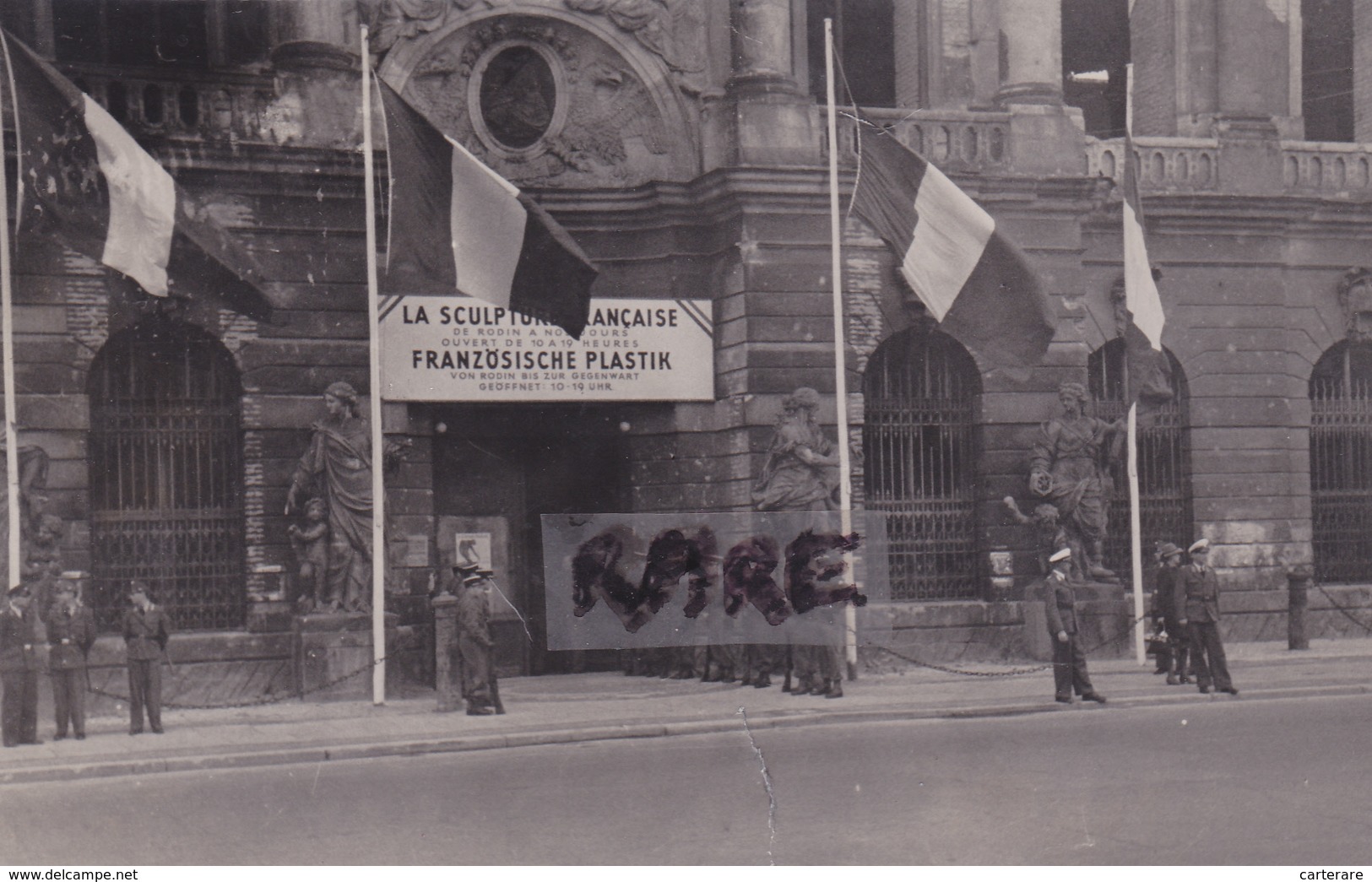 PHOTO ANCIENNE DE PRESSE SCHIRNER,LA SCULPTURE FRANCAISE DE RODIN A NOS JOURS,EXPOSITION RARE - Places