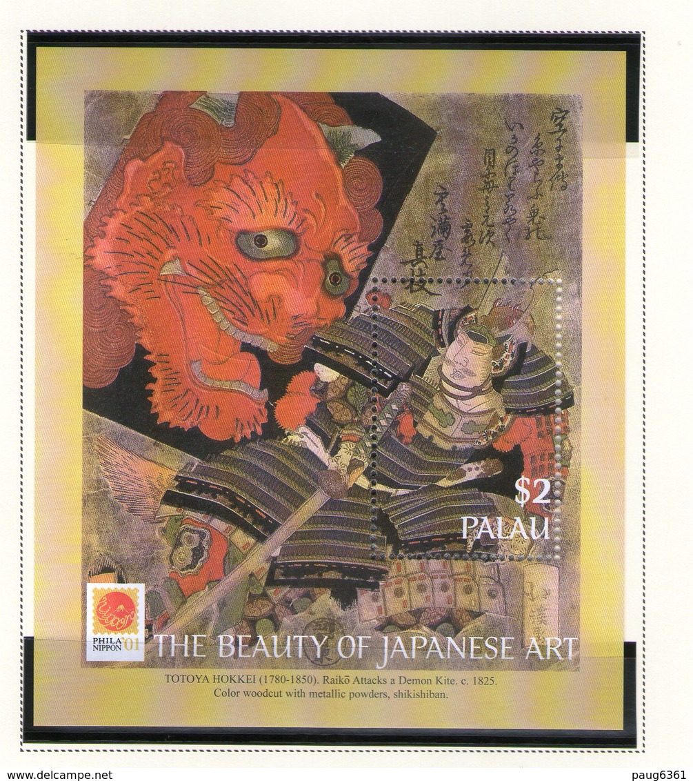 PALAU 2001 PHILANIPPON-PEINTURES JAPONAISES  YVERT N°B126 NEUF MNH** - Autres & Non Classés