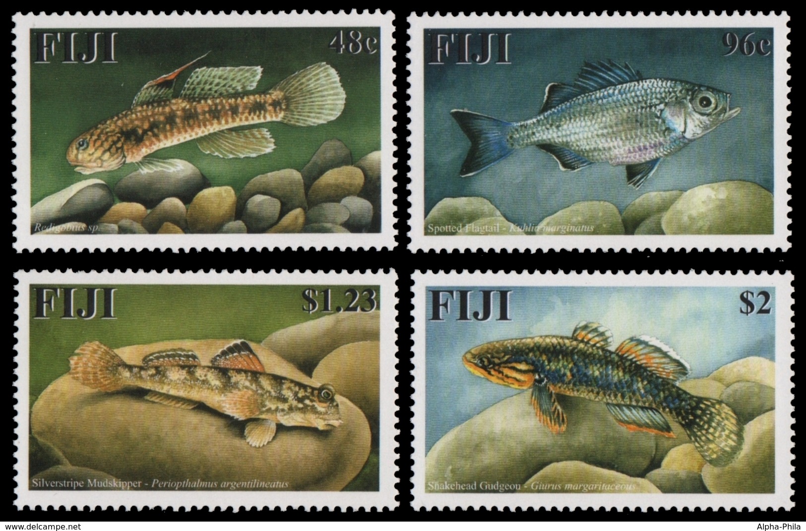 Fidschi 2002 - Mi-Nr. 1002-1005 ** - MNH - Fische / Fish - Fiji (1970-...)