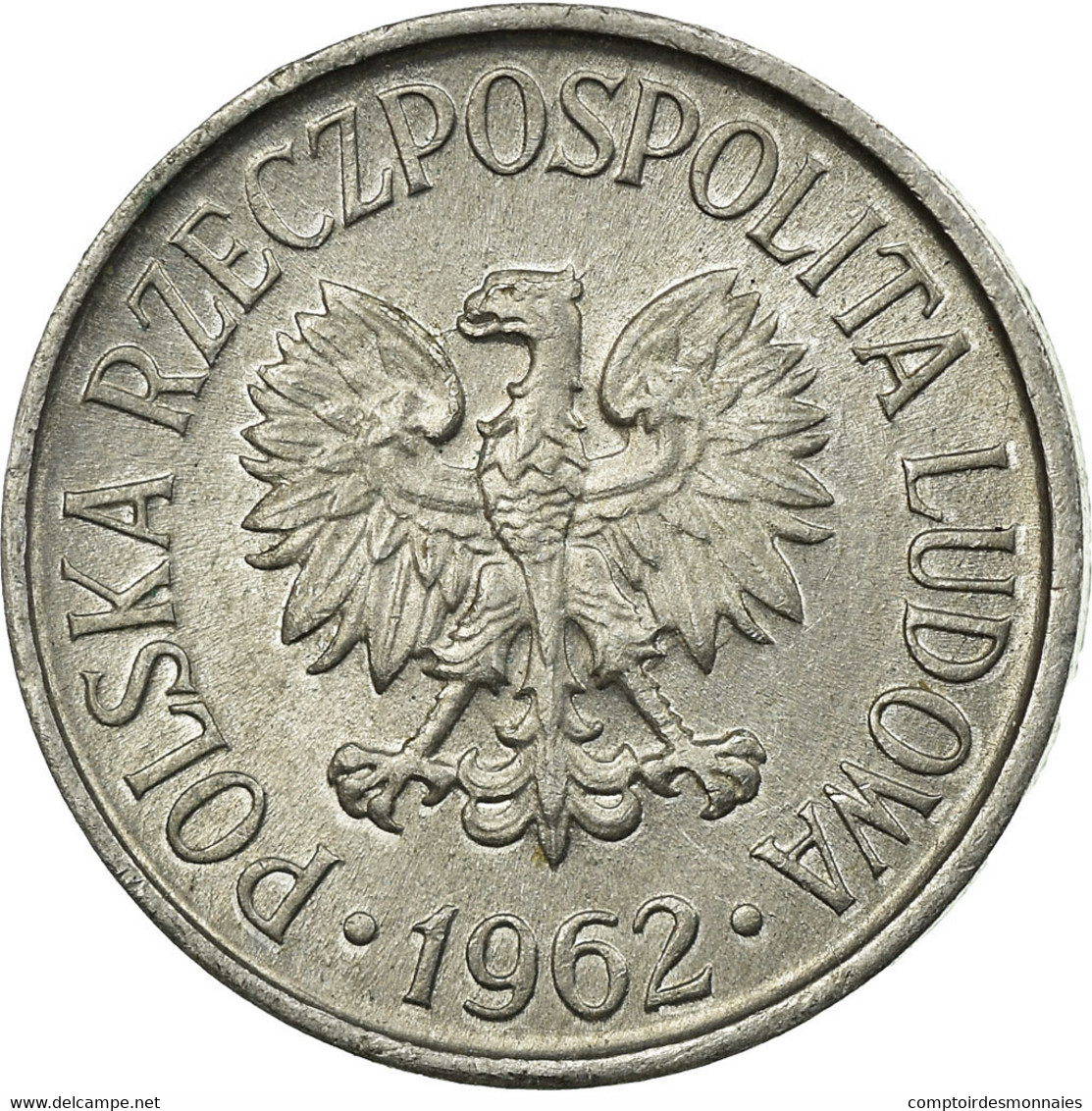 Monnaie, Pologne, 5 Groszy, 1962, Warsaw, SUP, Aluminium, KM:A46 - Pologne