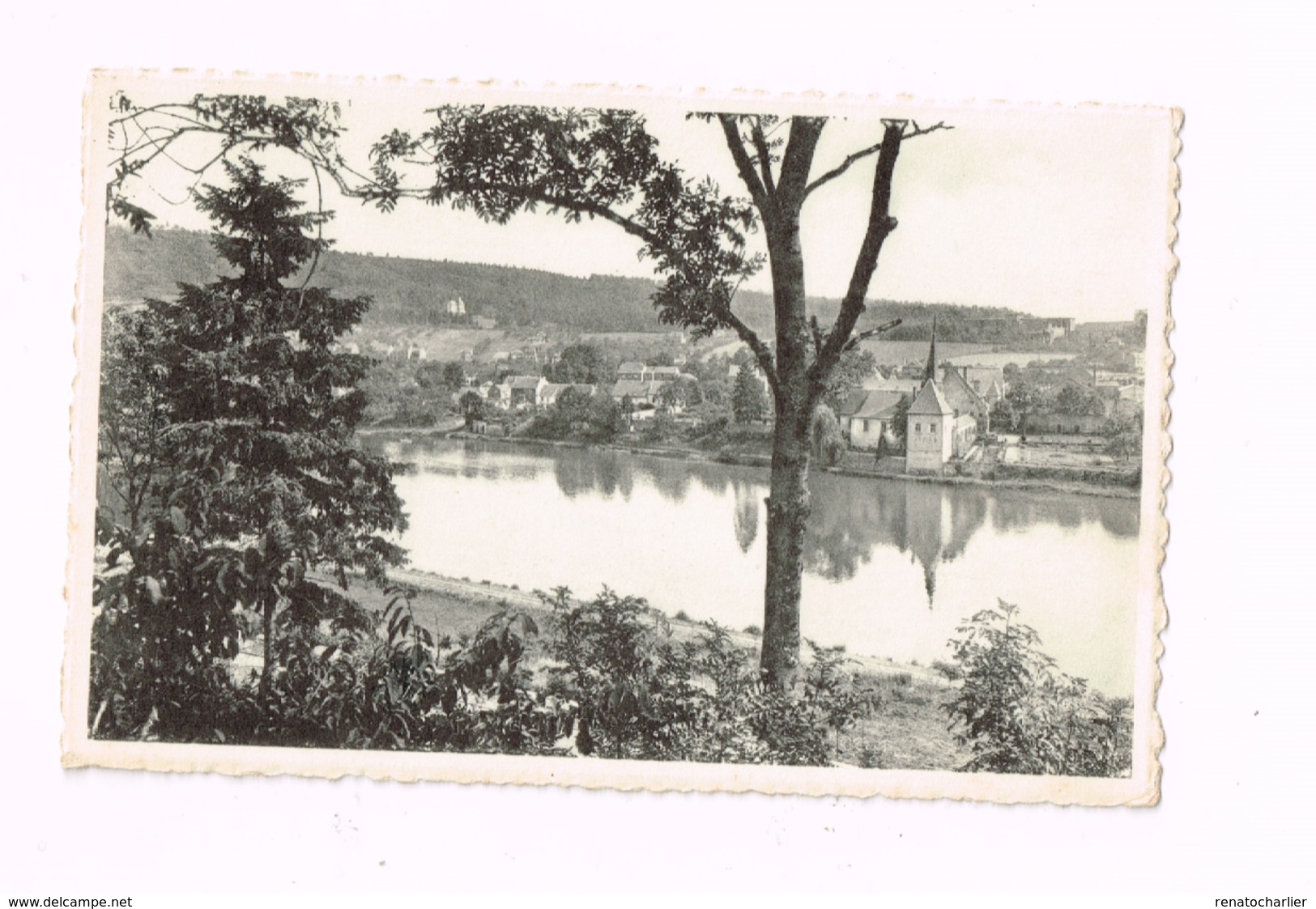 Godinne-sur-Meuse.Un Paysage.expédié à Molenbeek. - Yvoir