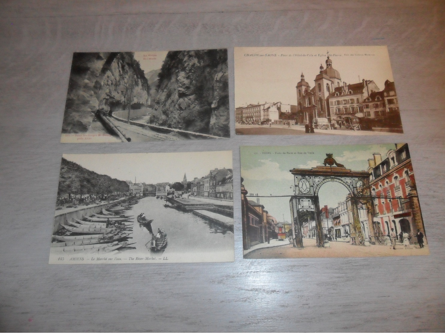 Beau lot de 60 cartes postales de France   Mooi lot van 60 postkaarten van Frankrijk  - 60 scans