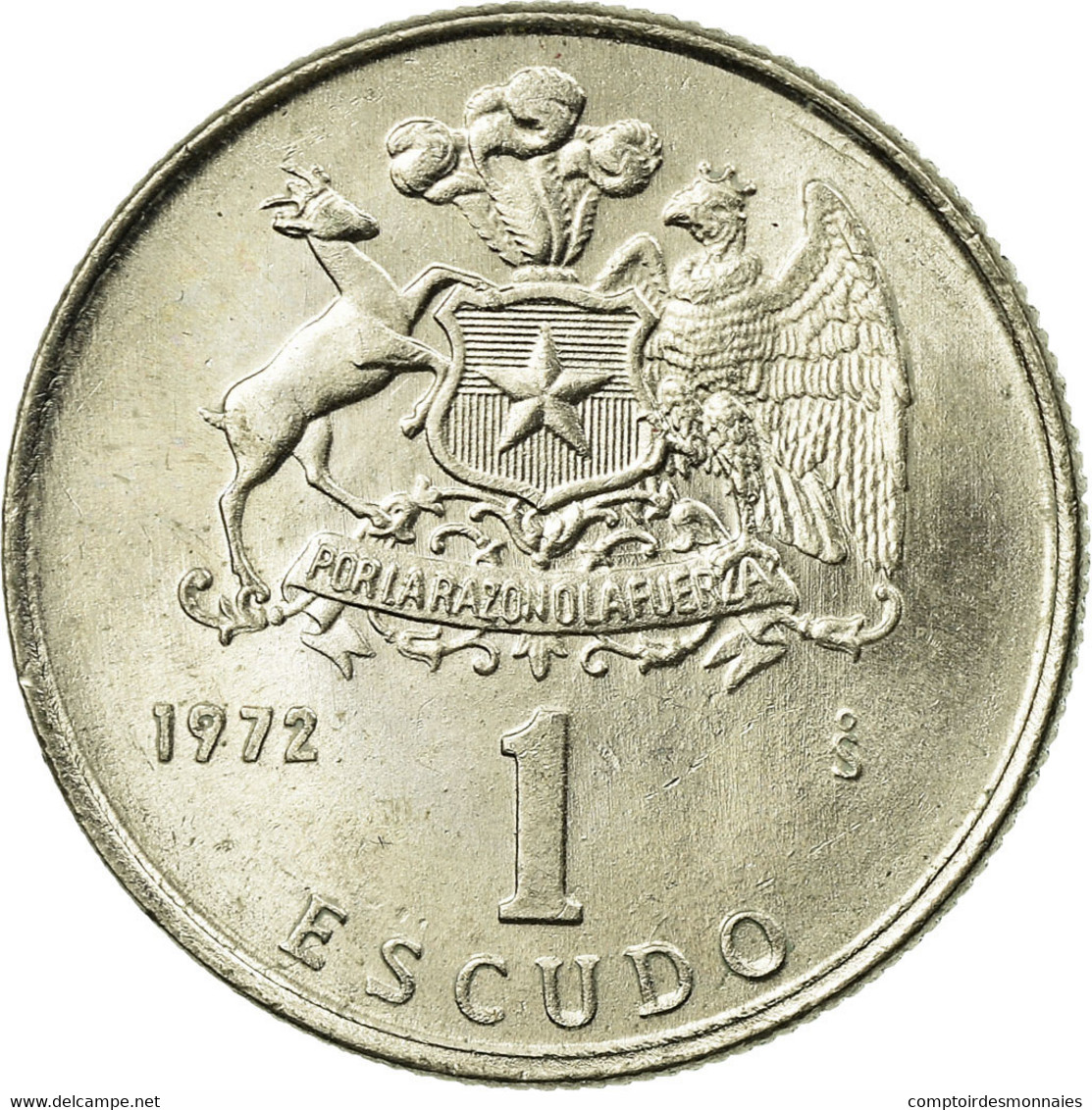 Monnaie, Chile, Escudo, 1972, SUP, Copper-nickel, KM:197 - Chili