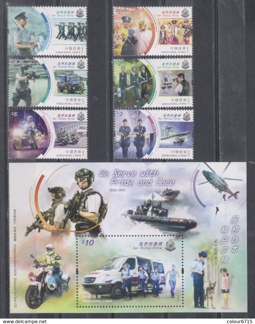 China Hong Kong 2019 Our Police Force (stamps 6v+SS/Block) - Nuevos