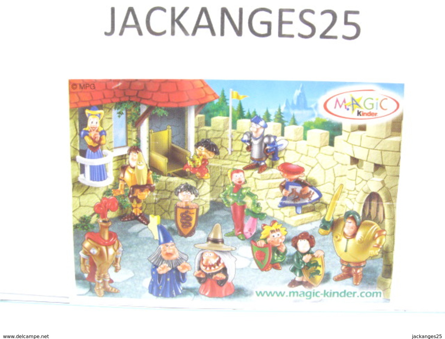 KINDER FUNNY CASTLE MPG C 28 2004  CLAIR + BPZ EU + MAGIC CODE - Montables