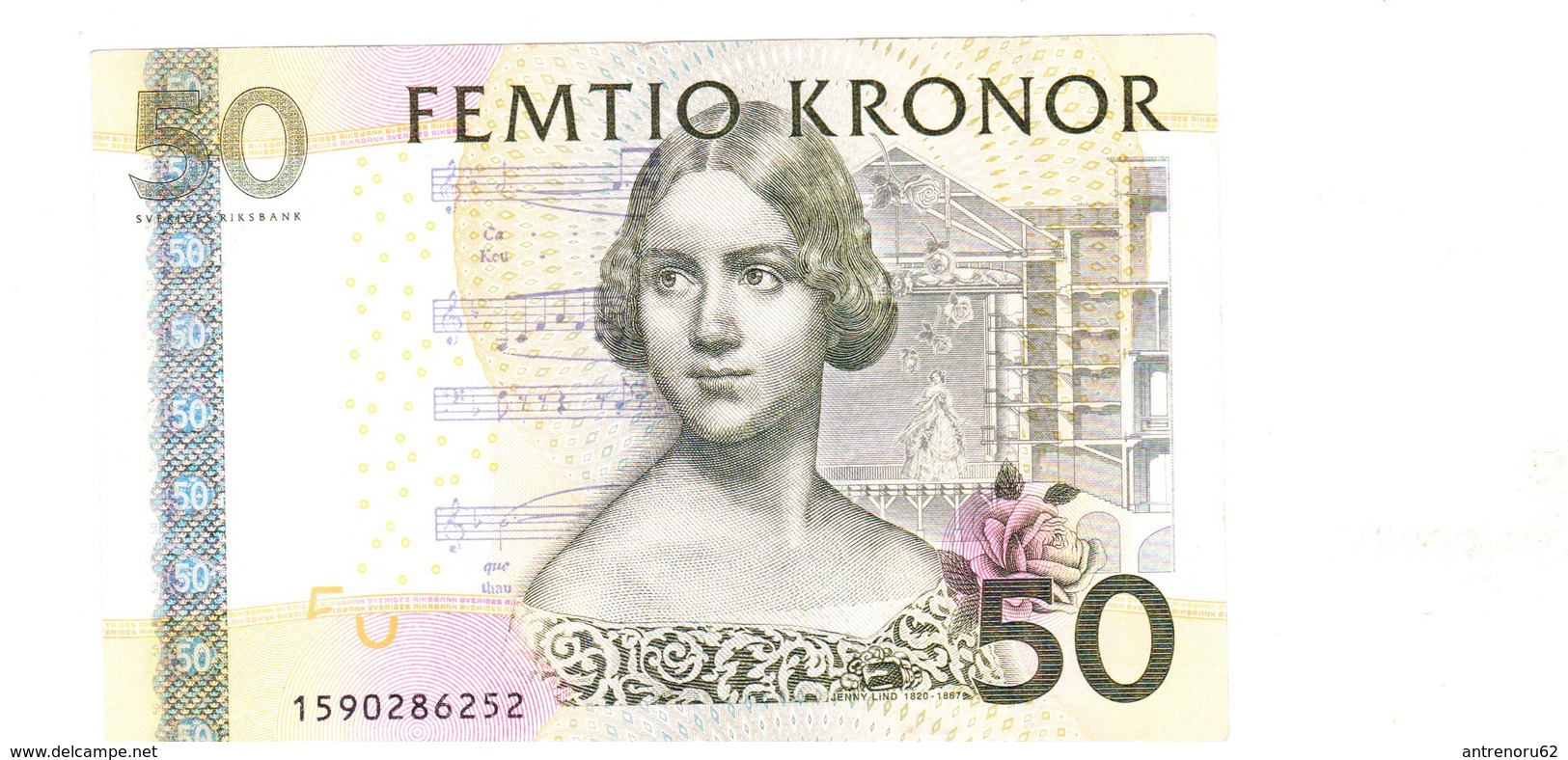 BANKNOTES-50-SWEDEN-CIRCULATED-IN THE VERY GOOD CONDITIONS-SEE-SCAN - Sweden