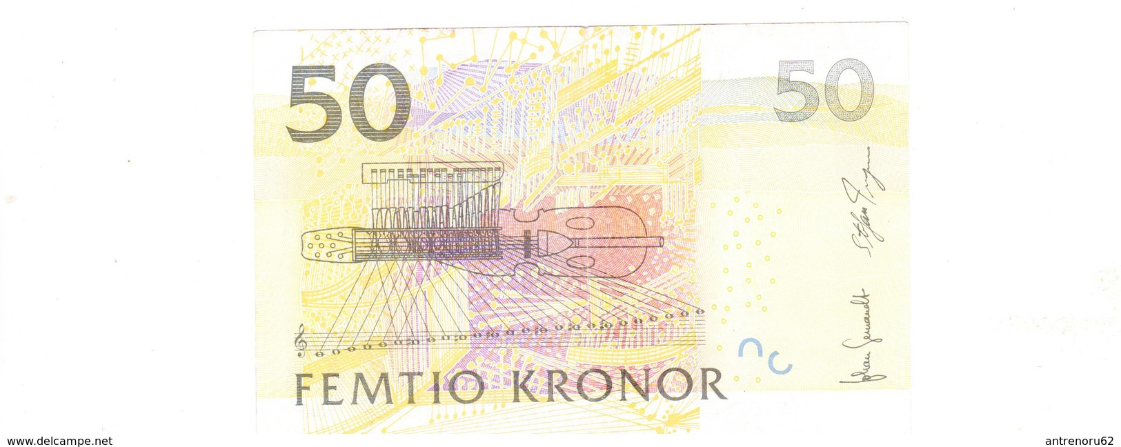 BANKNOTES-50-SWEDEN-CIRCULATED-IN THE VERY GOOD CONDITIONS-SEE-SCAN - Svezia