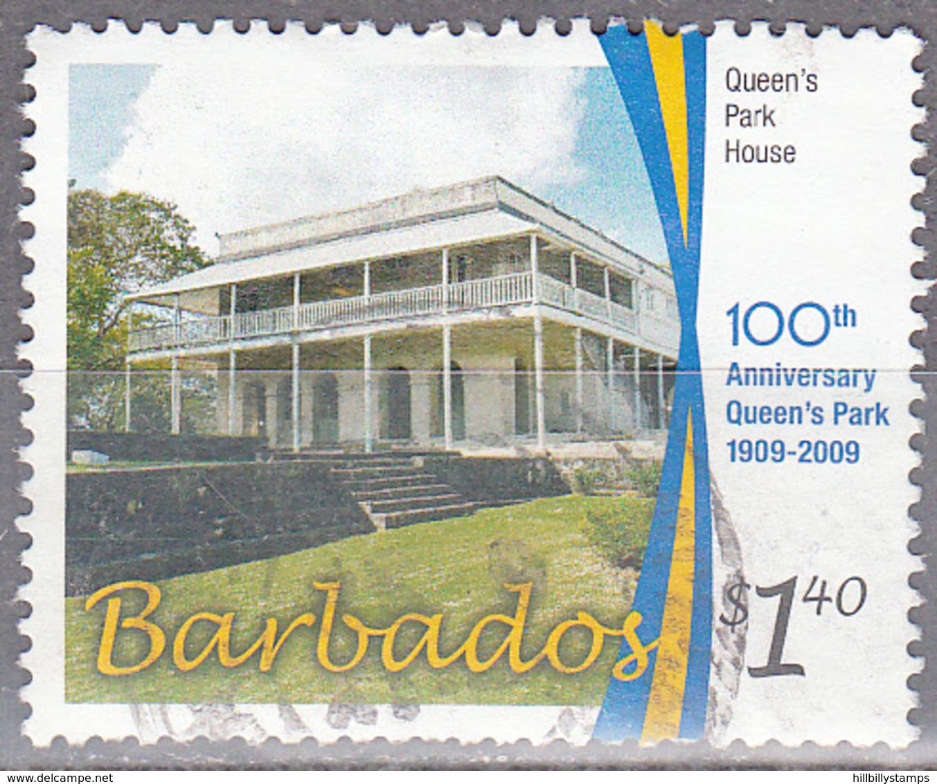 BARBADOS   SCOTT NO.  1158   USED      YEAR  2010 - Barbados (1966-...)