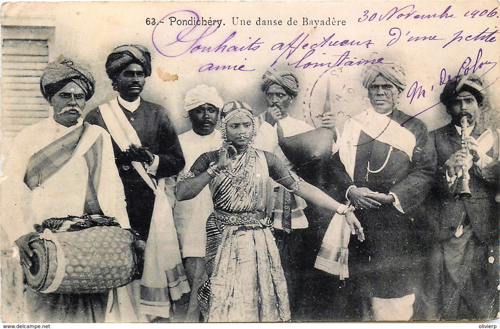 Inde - Pondichéry - Une Danse De Bayadère - Inde