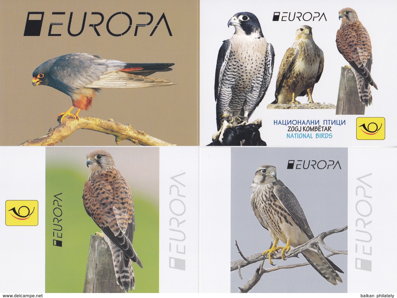 Macedonia 2019 Europa Birds Of Prey Animals Fauna Falcon Falcons Booklet MNH - 2019