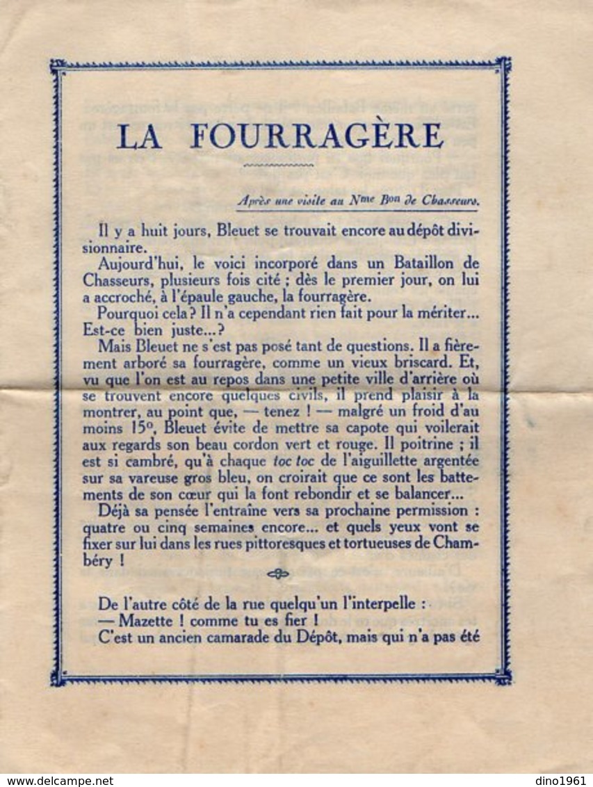 VP14.932 - MILITARIA - La Fourragère - Georges GUITTON - Documents