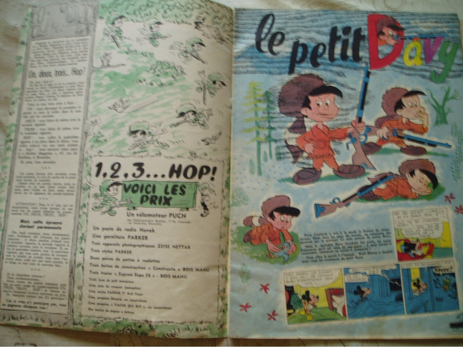 MICKEY MAGAZINE NO 400-06/1958-RC Le Petit Davy  -ED.BELGE - Other & Unclassified