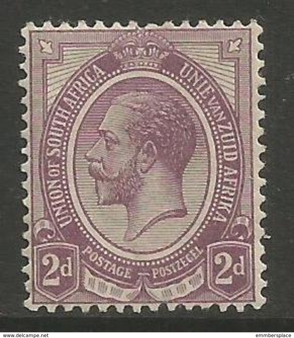 South Africa - 1913 King George V 2d  MH *  SG 6  Sc 5 - Unused Stamps