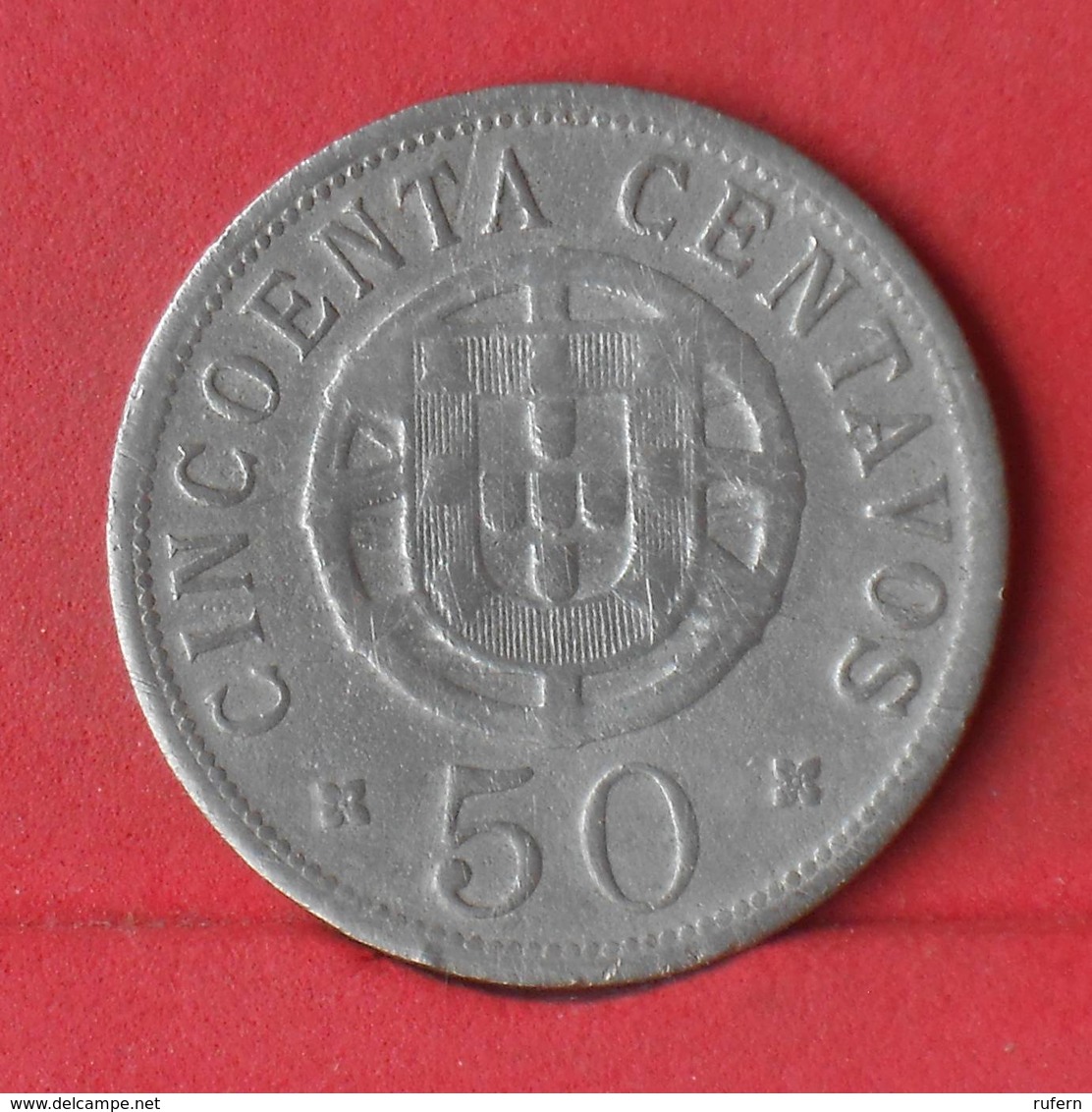 ANGOLA 50 CENTAVOS 1927 -    KM# 69 - (Nº28658) - Angola