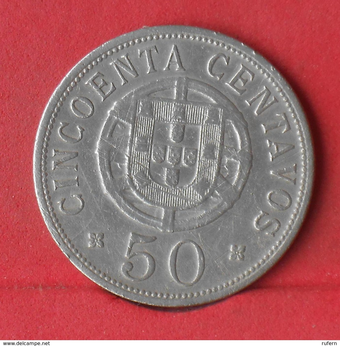 ANGOLA 50 CENTAVOS 1928 -    KM# 69 - (Nº28659) - Angola