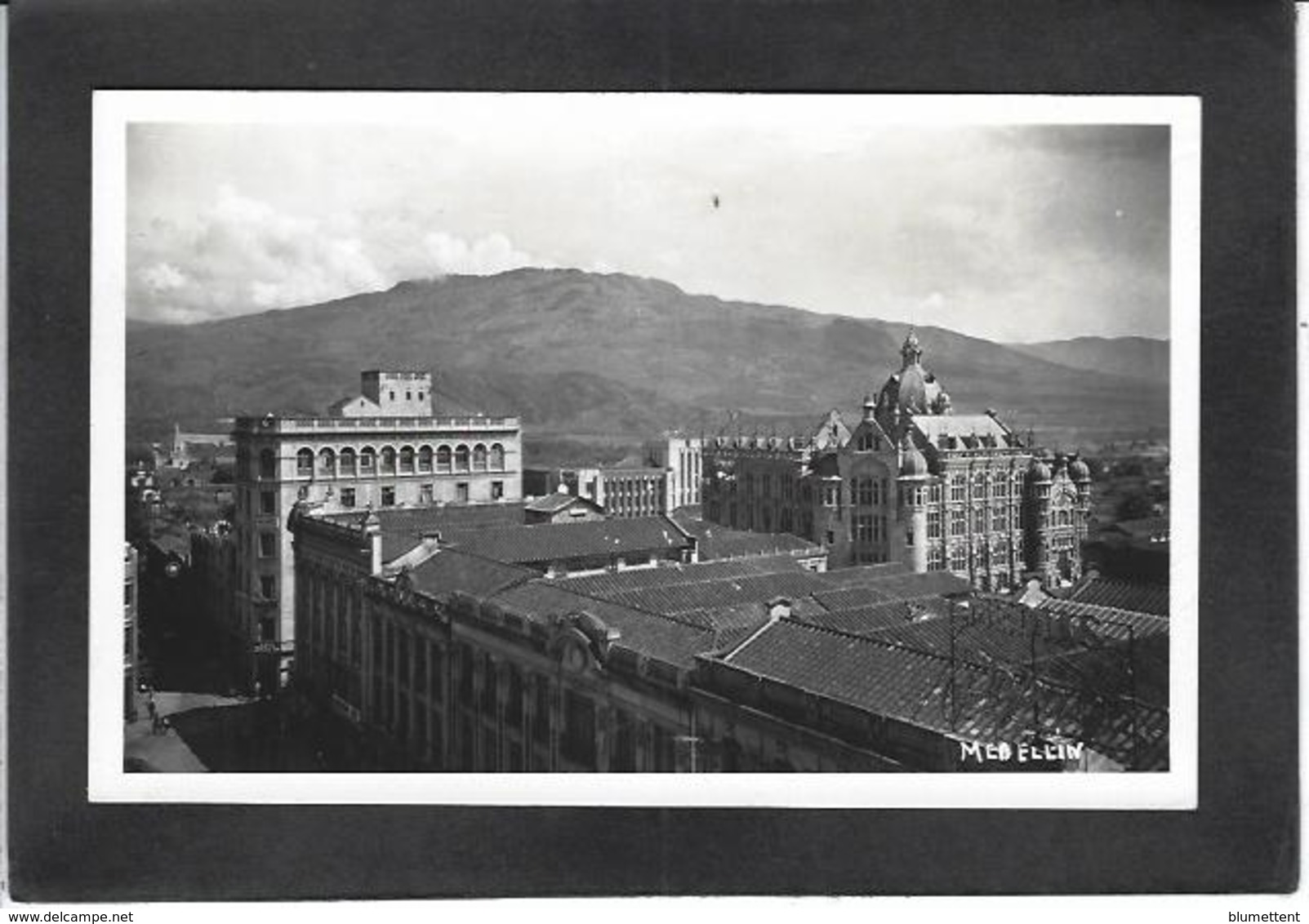 CPA Colombie Colombia écrite Carte Photo Medellin - Colombie