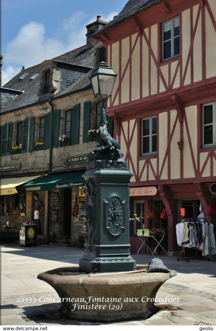 Concarneau (29)- Fontaine Aux Crocodiles (Edition à Tirage Limité) - Concarneau