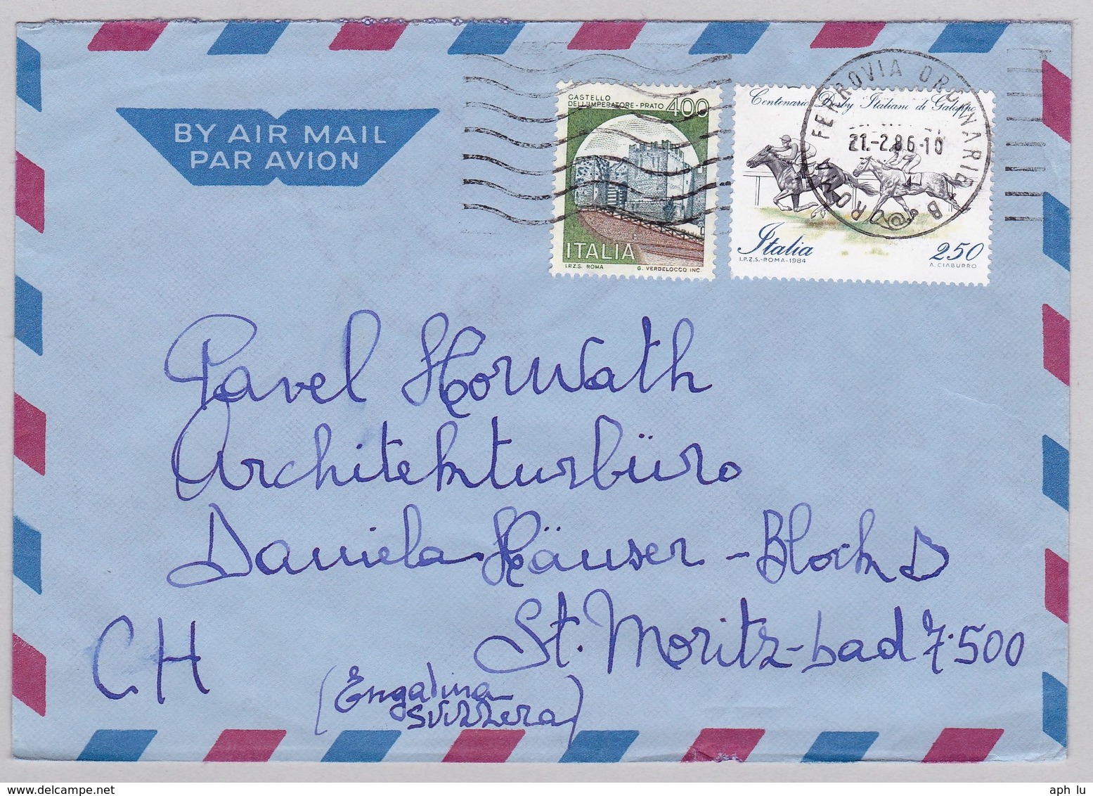 Brief In Die Schweiz (br5858) - 1981-90: Storia Postale