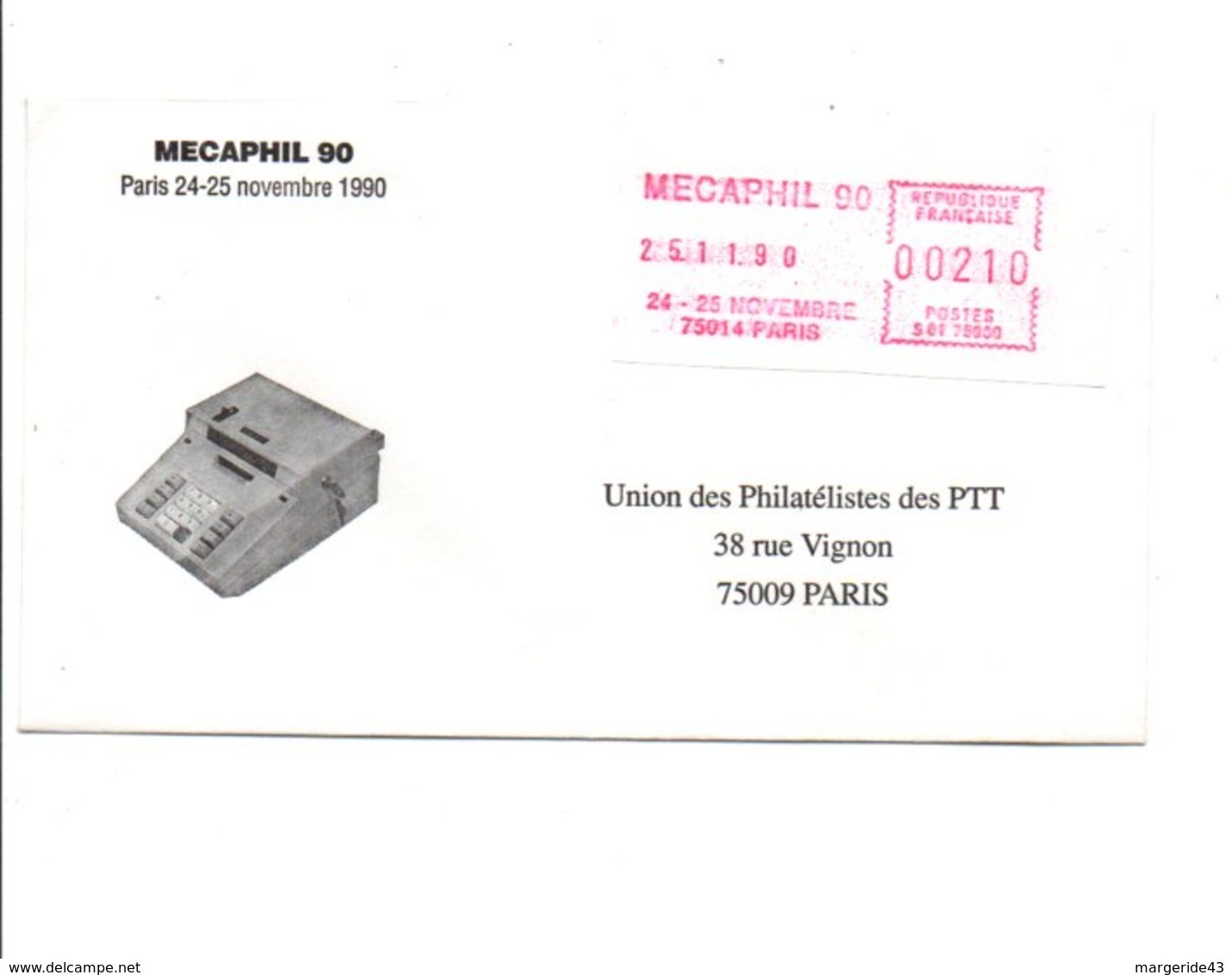 EMA EXPO MECAPHIL 90 PARIS - EMA (Printer Machine)