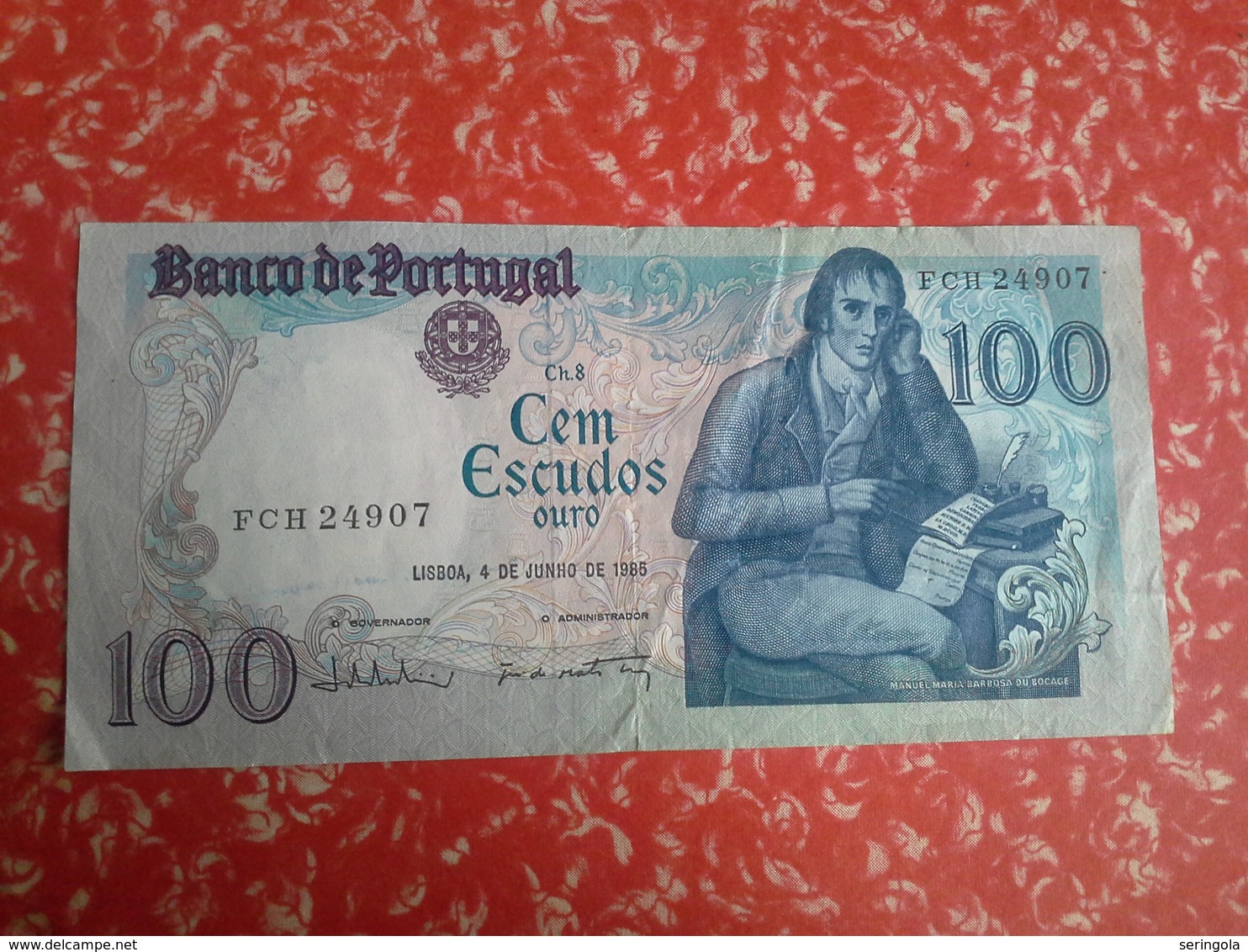 Lot 7 Bancnotes 20, 50, 100 Escudos - Portugal