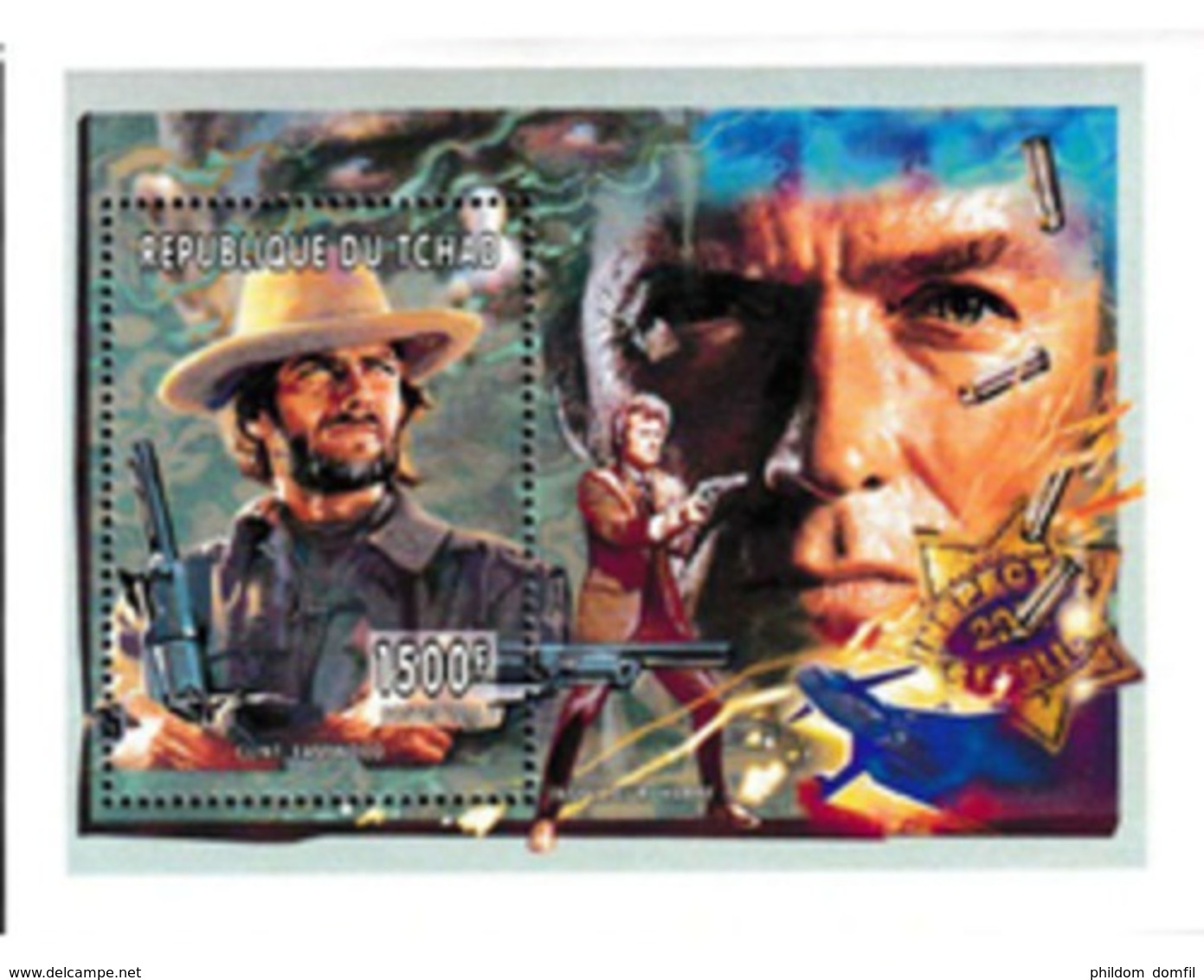 Ref. 605922 * MNH * - CHAD. 1996. CLINT EASTWOOD - Cinema