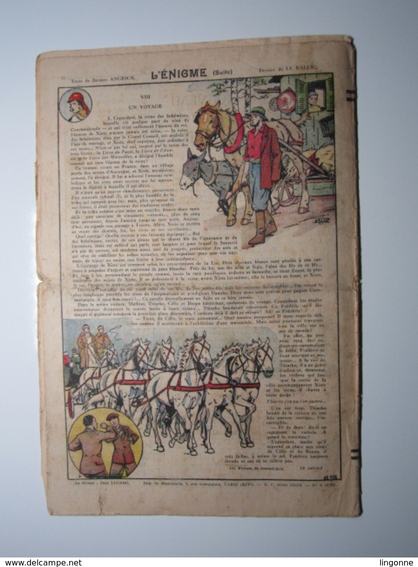 24 Février 1935 PIERROT JOURNAL DES GARÇONS 25Cts - Pierrot