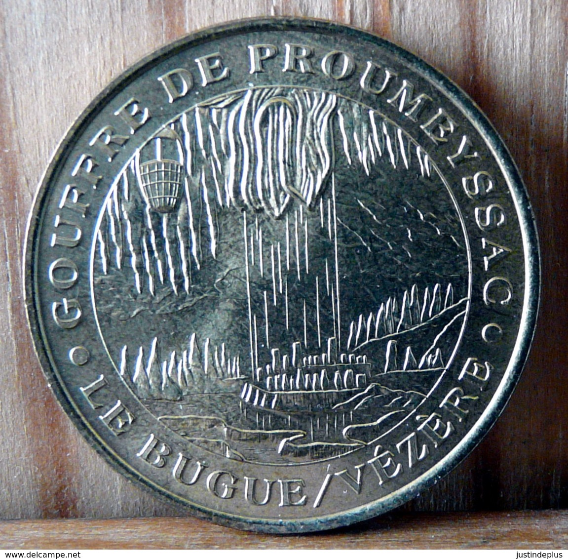 MEDAILLE TOURISTIQUE MILLENIUM MONNAIE DE PARIS GOUFFRE DE PROUMEYSSAC LE BUGUE VEZERE 2001 - 2001