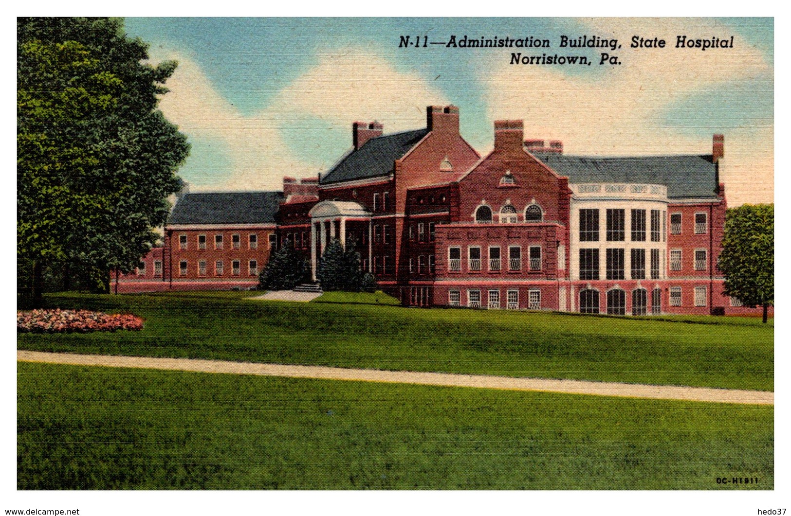 Etats Unis - Administration Building State Hospital Norristown - Autres & Non Classés