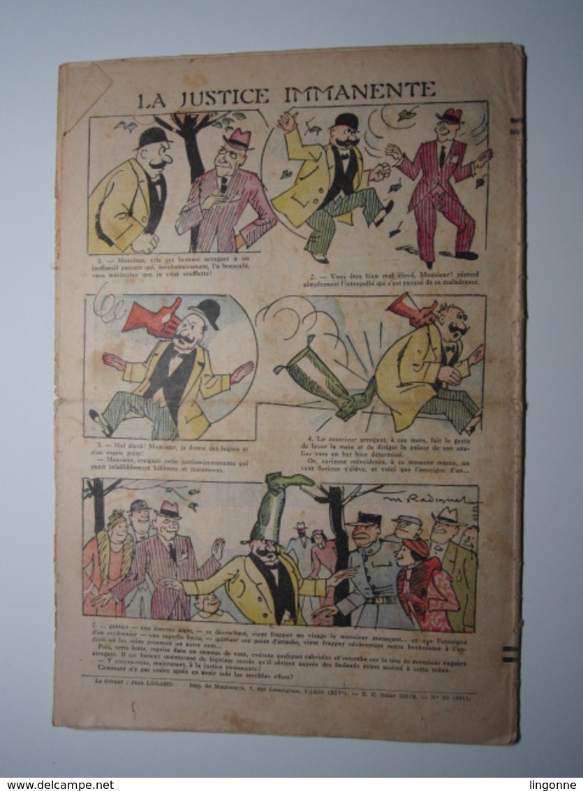 10 Mars 1935 PIERROT JOURNAL DES GARÇONS 25Cts - Pierrot