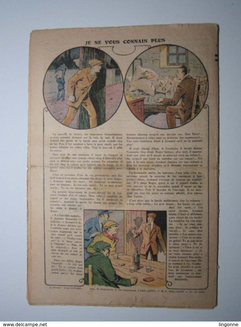 17 Mars 1935 PIERROT JOURNAL DES GARÇONS 25Cts - Pierrot