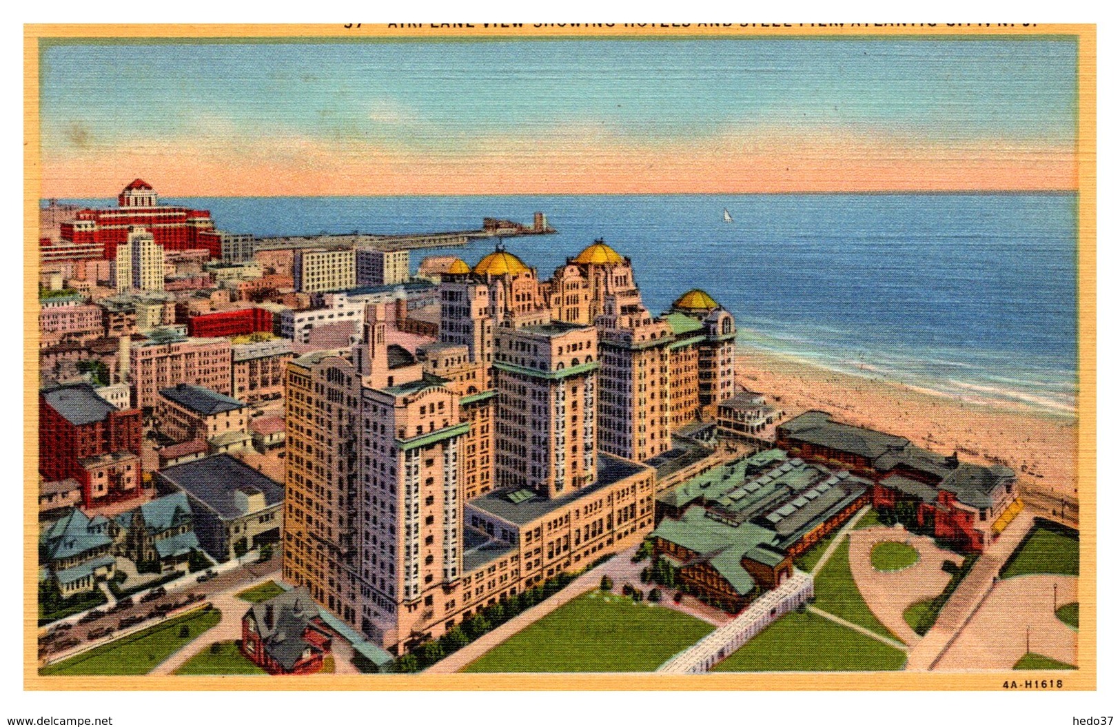 Etats Unis - Atlantic City - Hotels And Steel Pier - Atlantic City