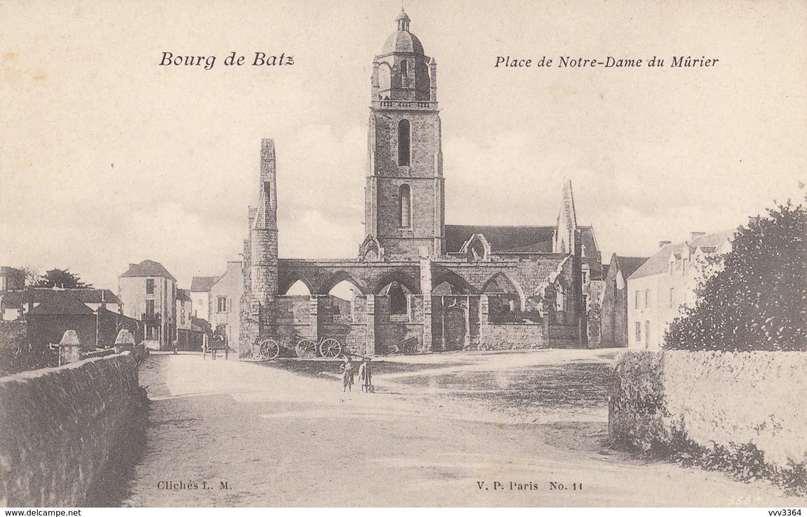 BOURG DE BATZ: Place Notre-Dame Du Mûrier - Batz-sur-Mer (Bourg De B.)