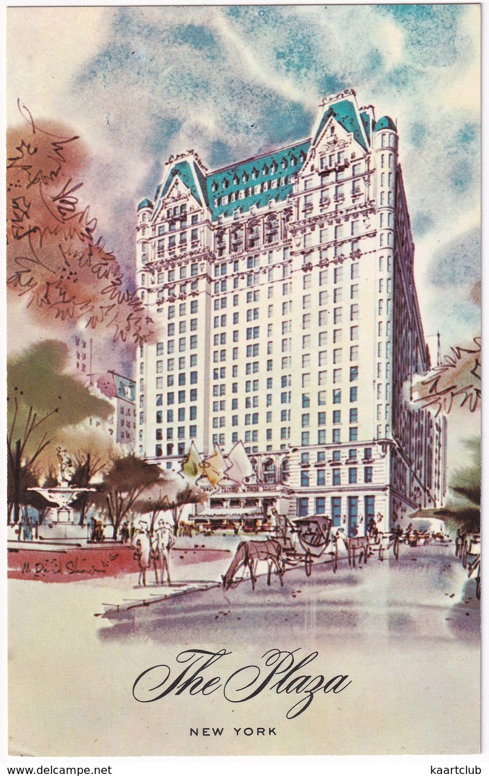 The Plaza - New York's Great Hotel - Overlooking Central Park And Fifth Avenue - (New York) - Central Park