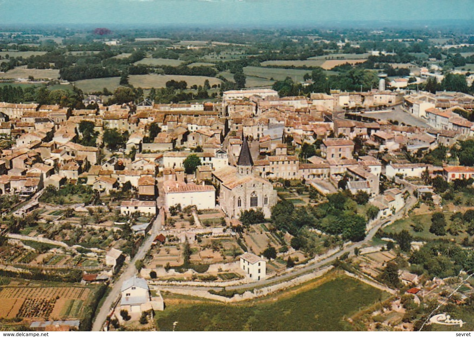 CHAMPDENIERS. - Vue Générale Aérienne. CPM - Champdeniers Saint Denis