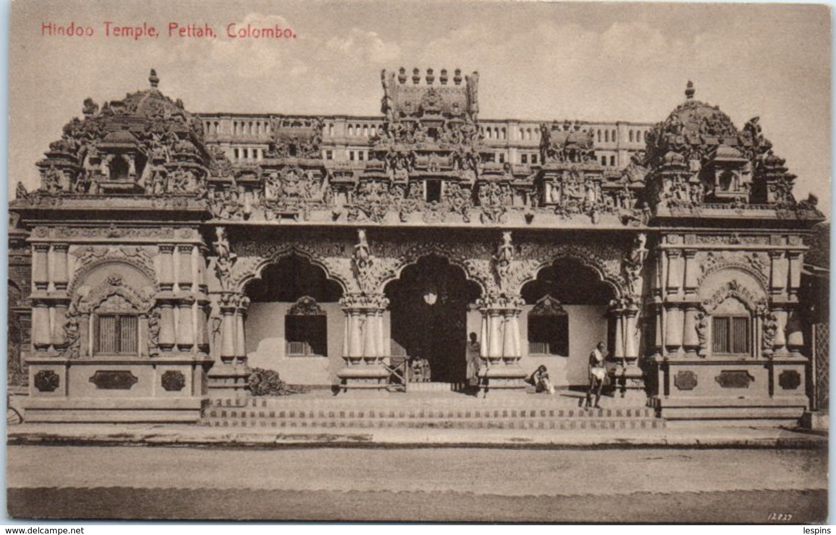 ASIE - SRI LANKA ( CEYLON ) -- Colombo - Hindoo Temple - Sri Lanka (Ceylon)